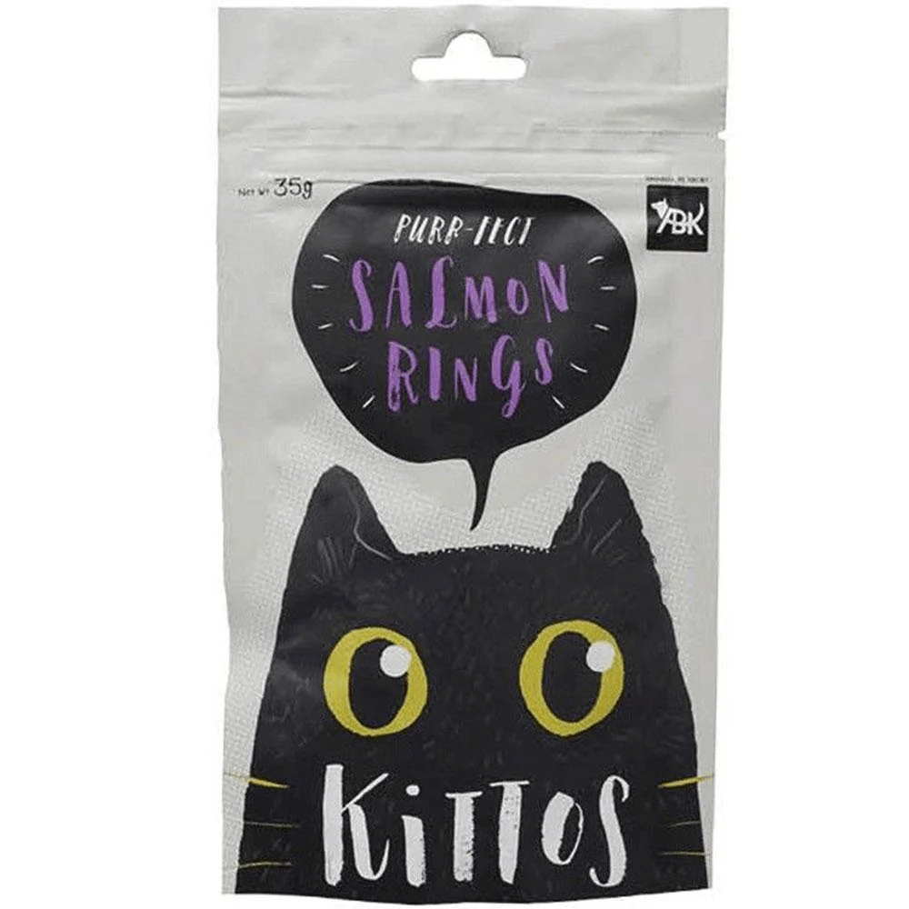 Kittos Salmon Rings Cat Treats 1