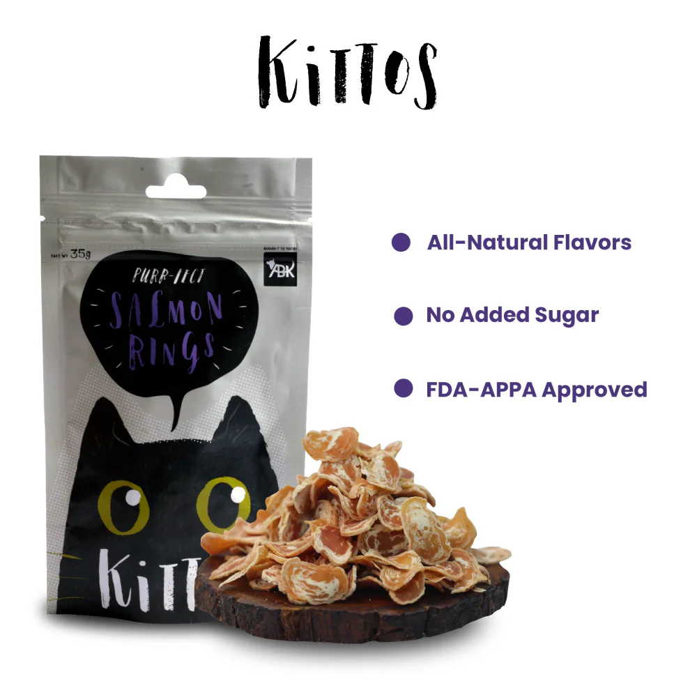 Kittos Salmon Rings Cat Treats 4