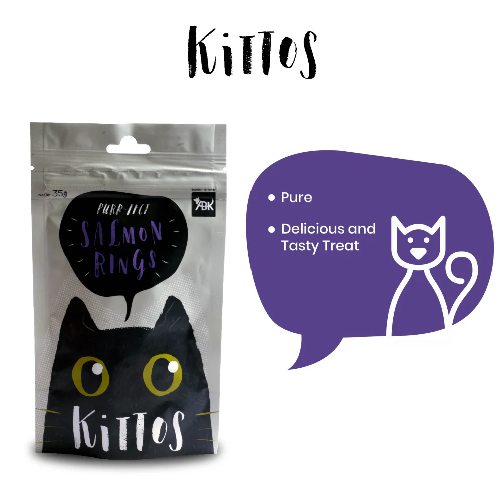 Kittos Salmon Rings Cat Treats 5