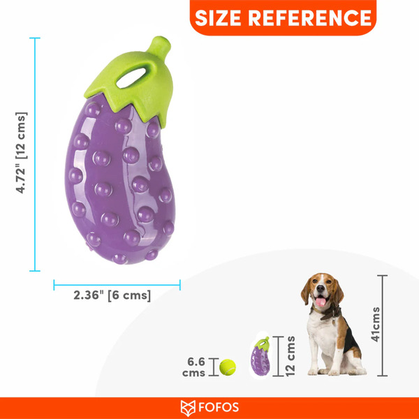 Barkbutler Fofos Vegi-Bites Eggplant Barkbutler Fofos Vegi-Bites Eggplant