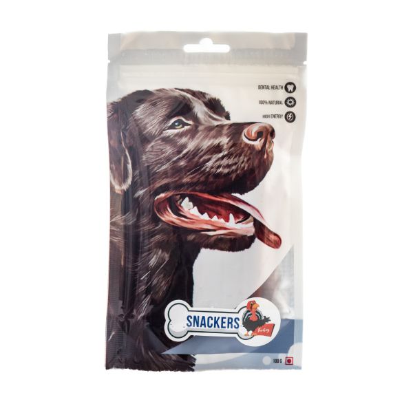Snackers Dental Chewy Sticks with Turkey for Dogs
