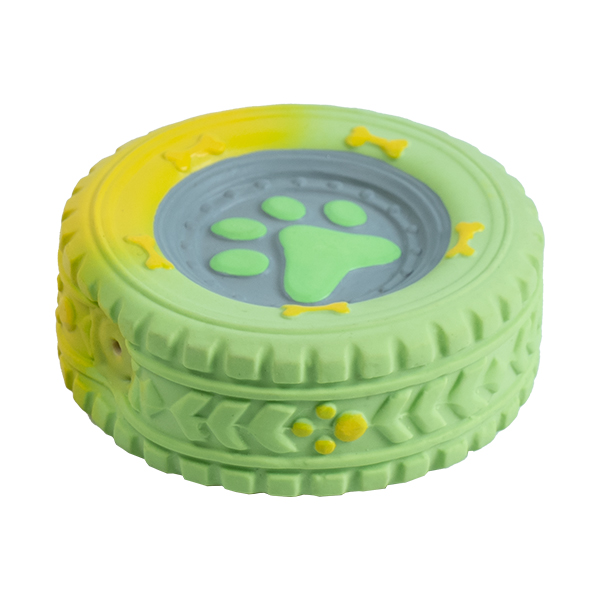 Ezra Play Latex Tire E Squeaky Pet Toy Ezra Play Latex Tire E Squeaky Pet Toy