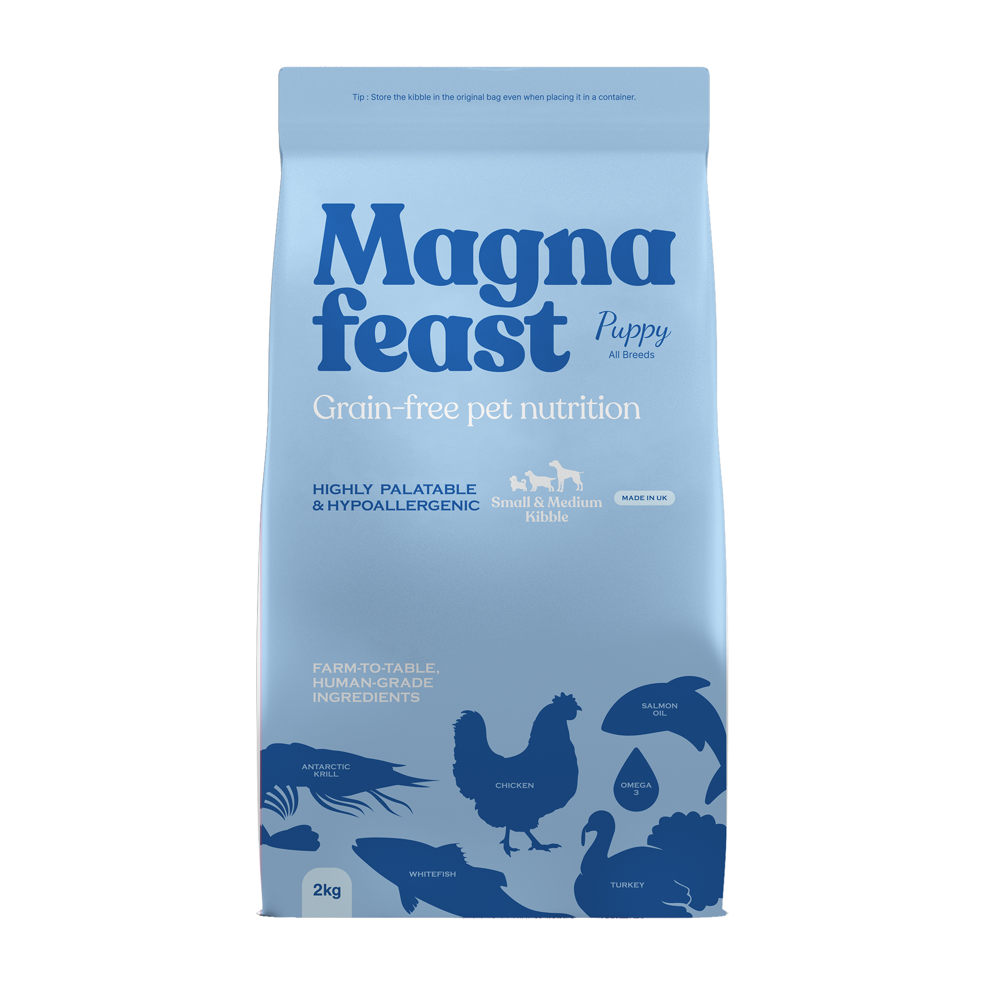 Magnafeast Puppy All Breeds Kibble 2Kg