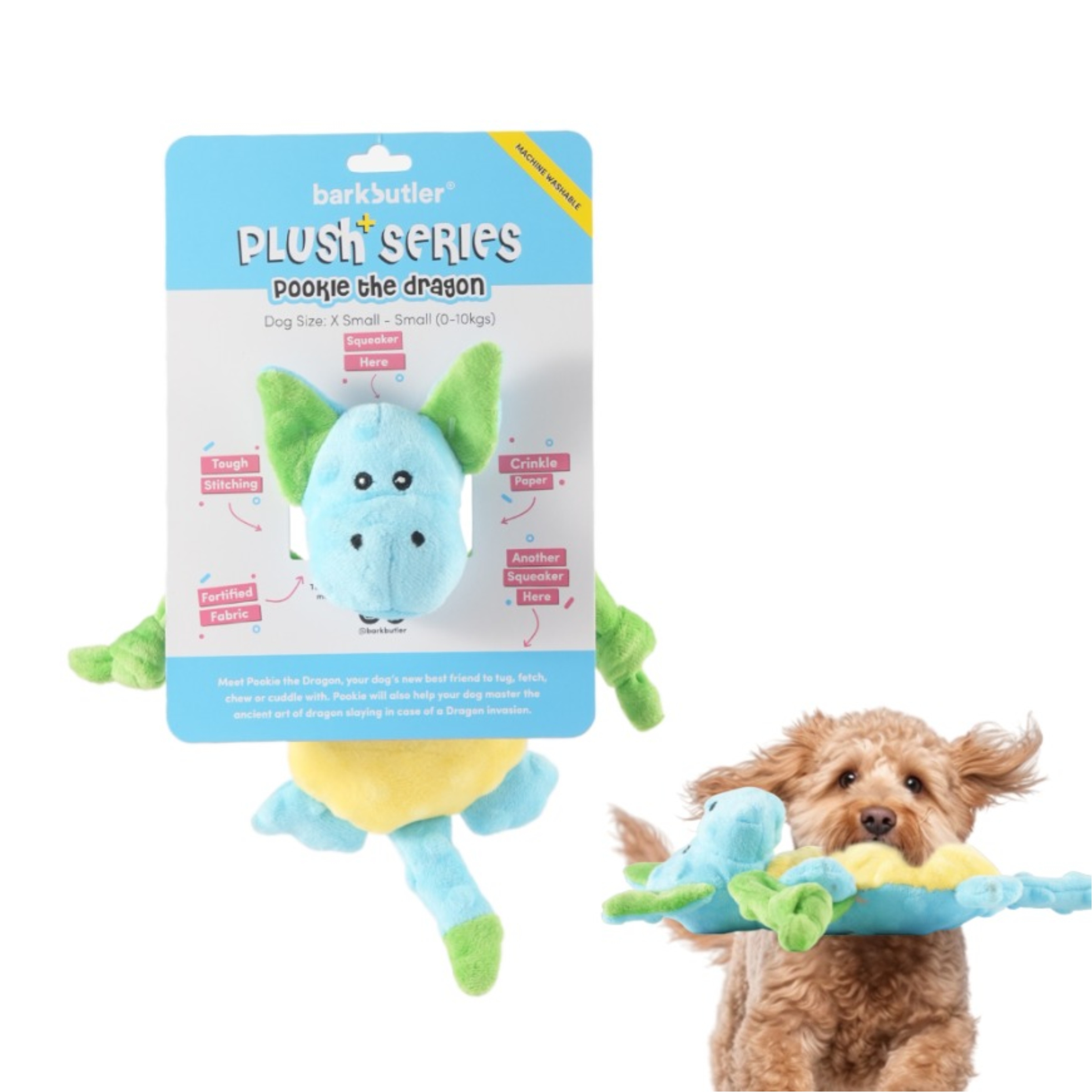 Copy of BARKBUTLER POOKIE THE DRAGON - S 1