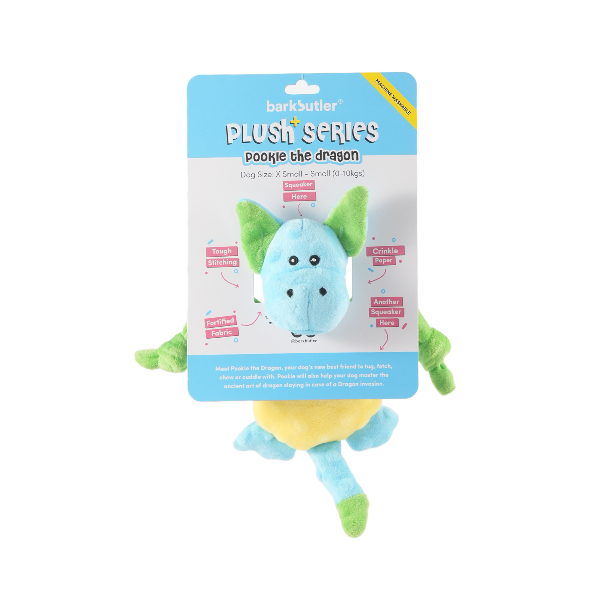 Copy of Barkbutler Pookie the dragon - S