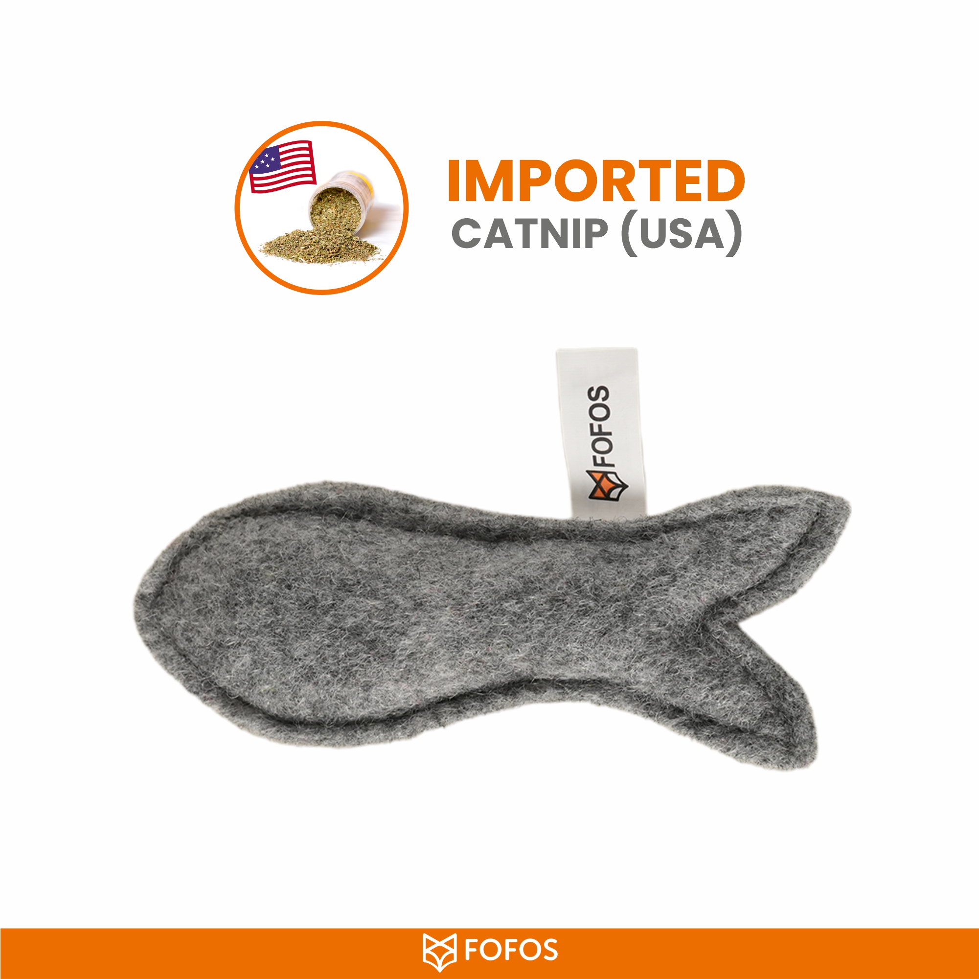 FELT FISH CAT TOY 3