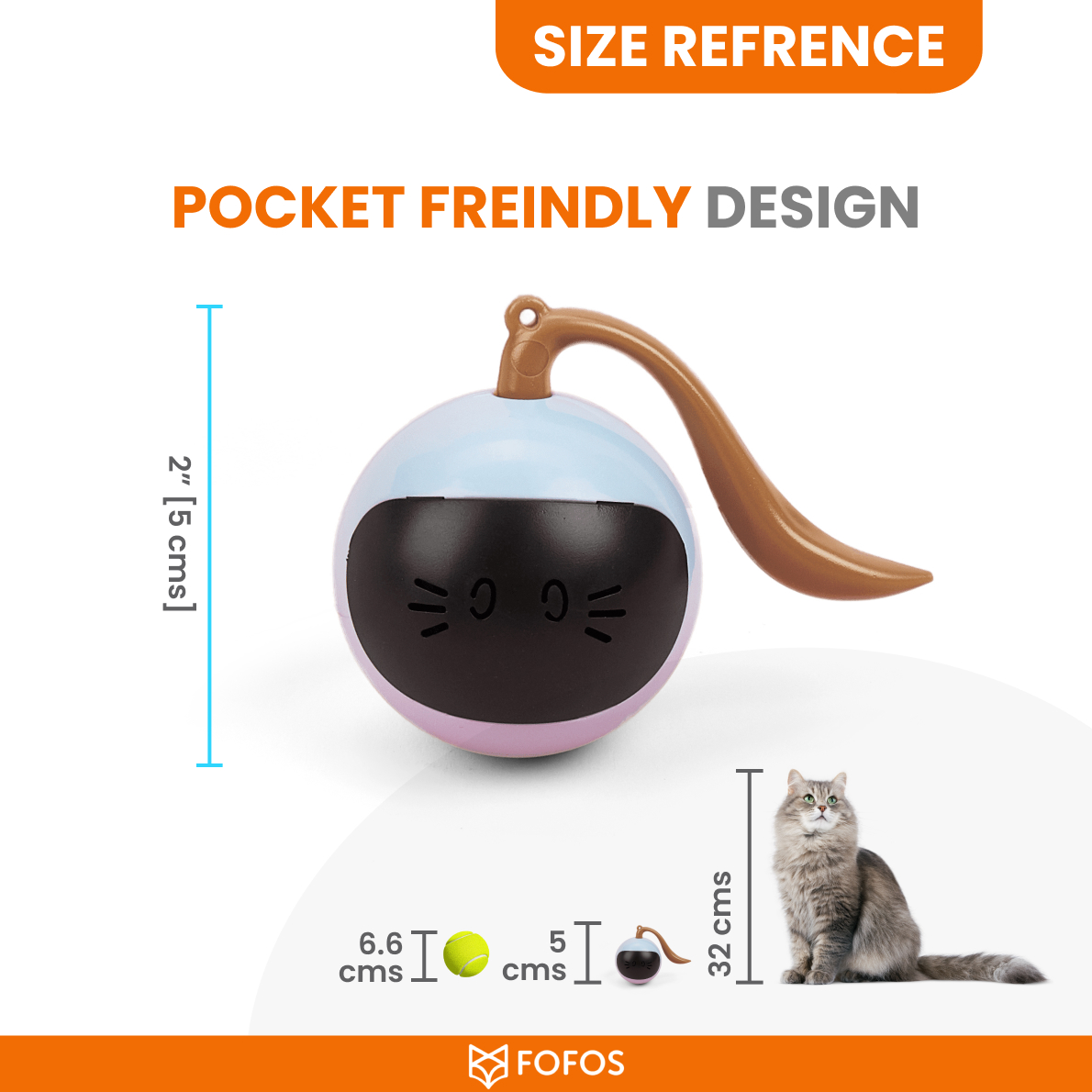 FOFOS Tumbler cat toy 2