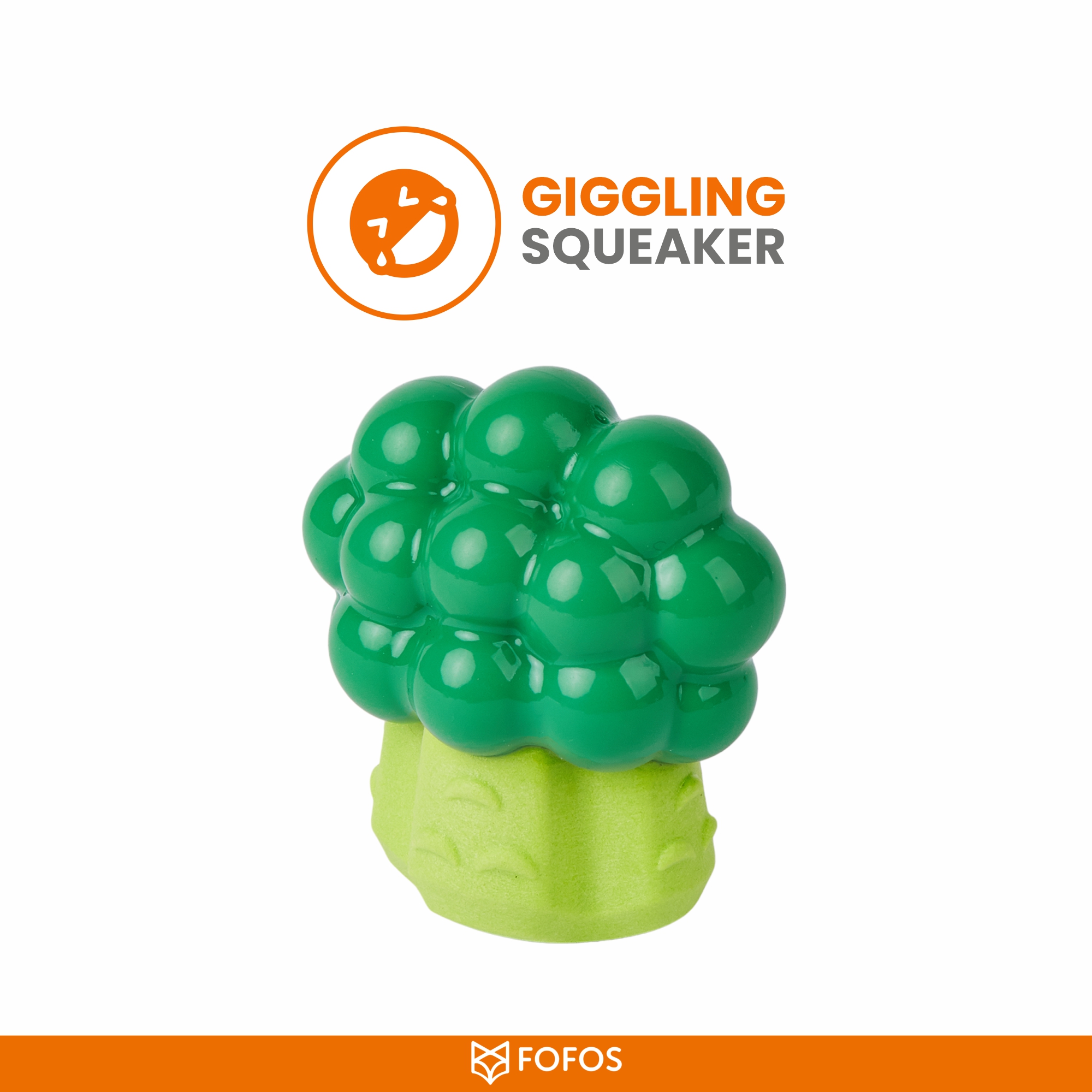 GIGGLING VEGI-BITES DOG TOY BROCCOLI 4