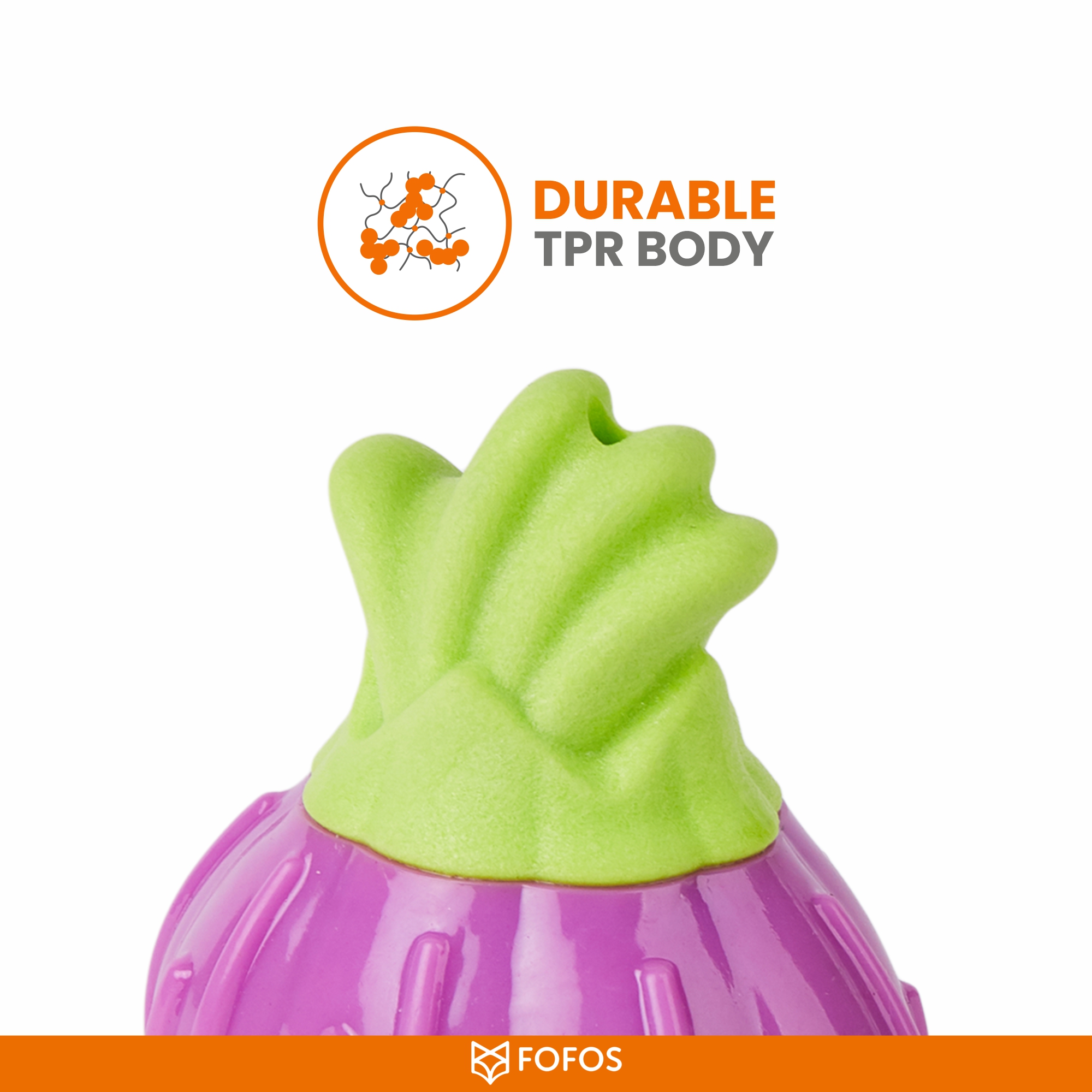 GIGGLING VEGI-BITES DOG TOY ONION 5