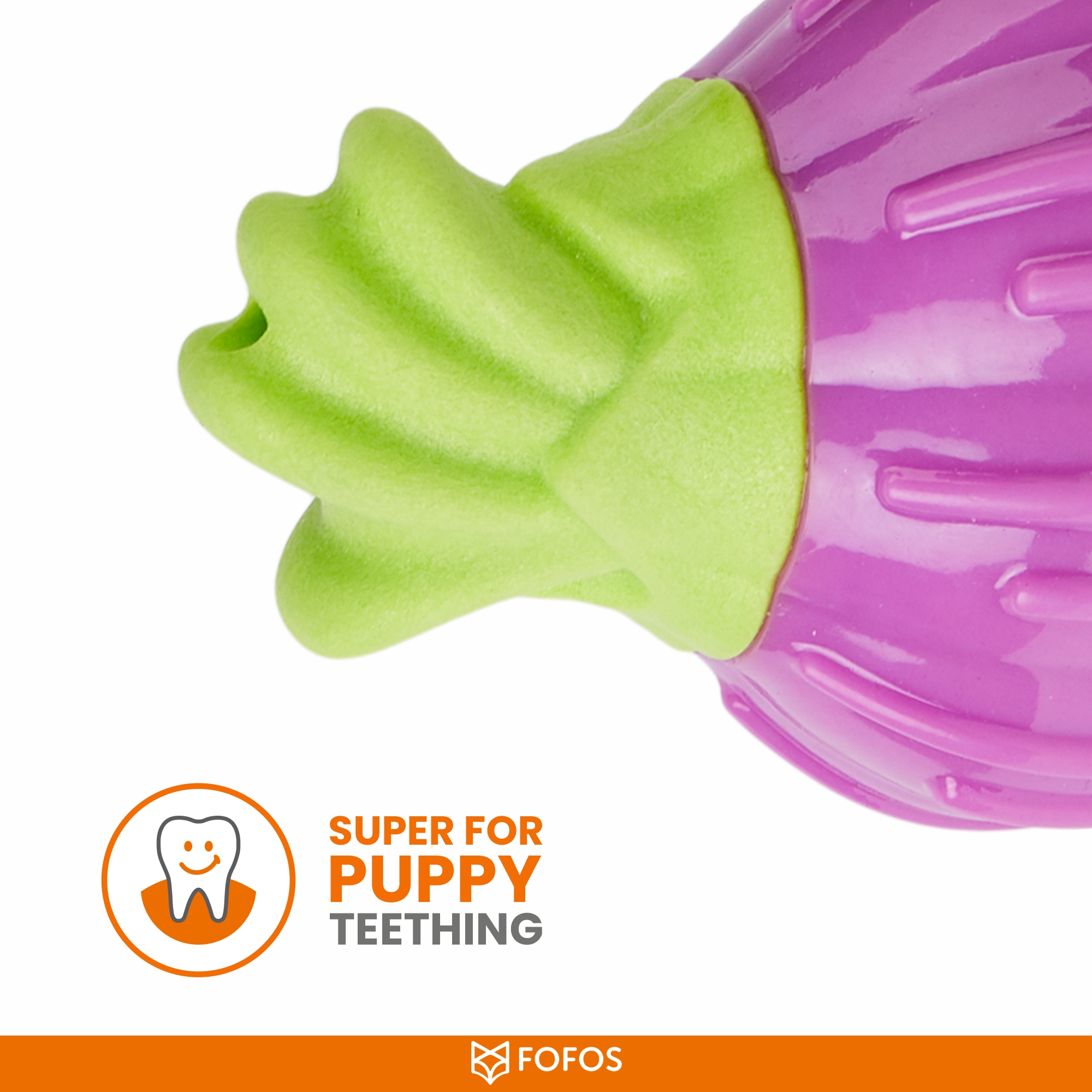 GIGGLING VEGI-BITES DOG TOY ONION 6