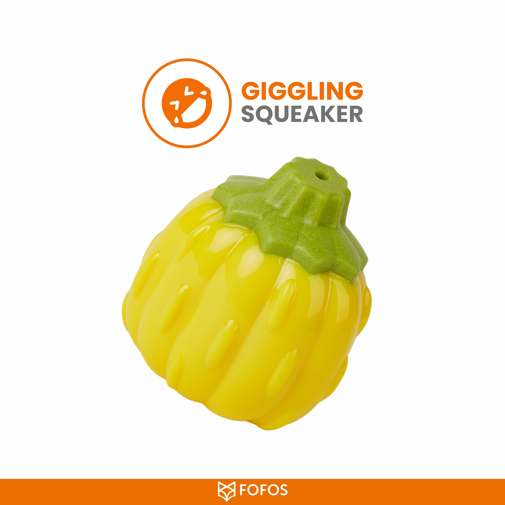 GIGGLING VEGI-BITES DOG TOY PUMPKIN 4