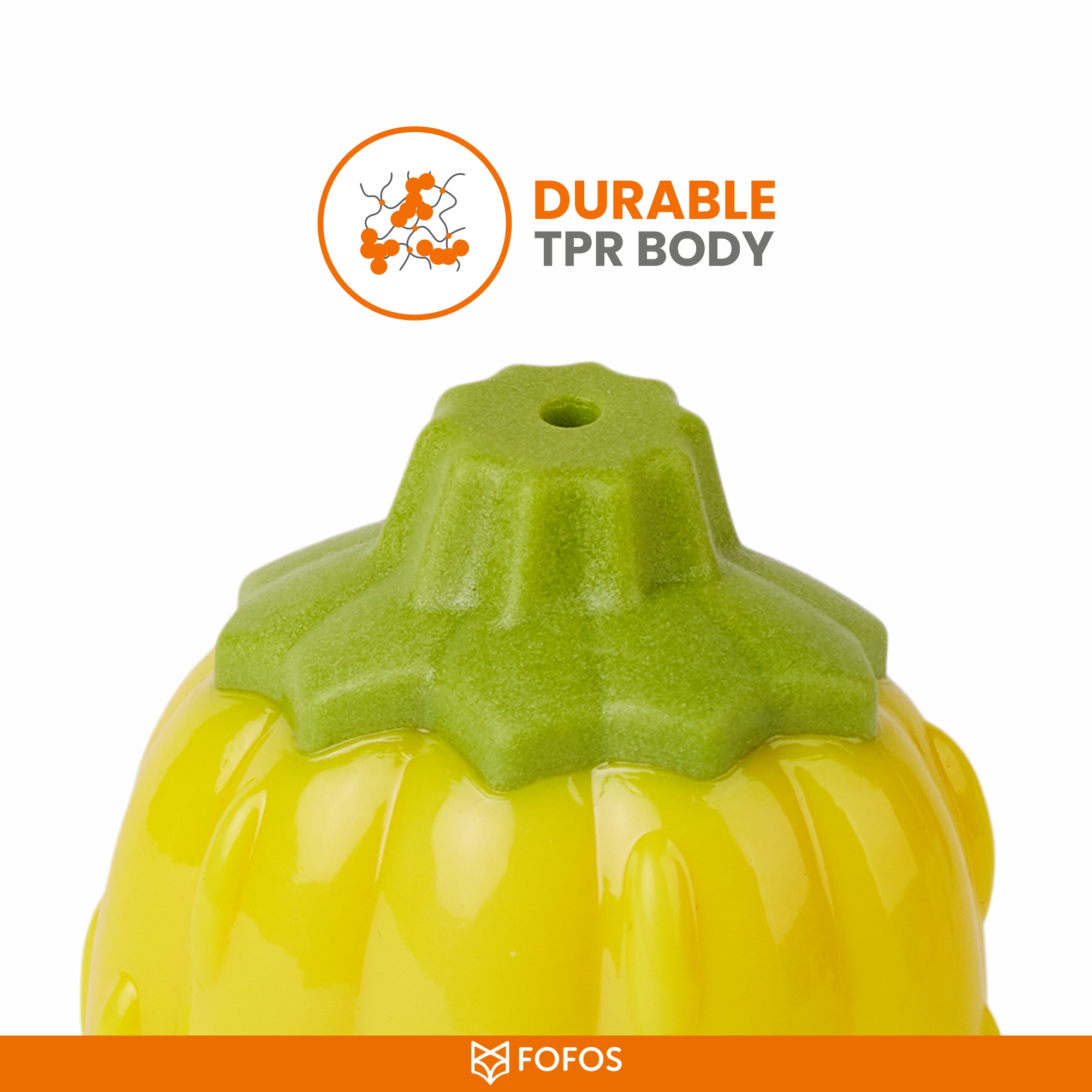 GIGGLING VEGI-BITES DOG TOY PUMPKIN 5