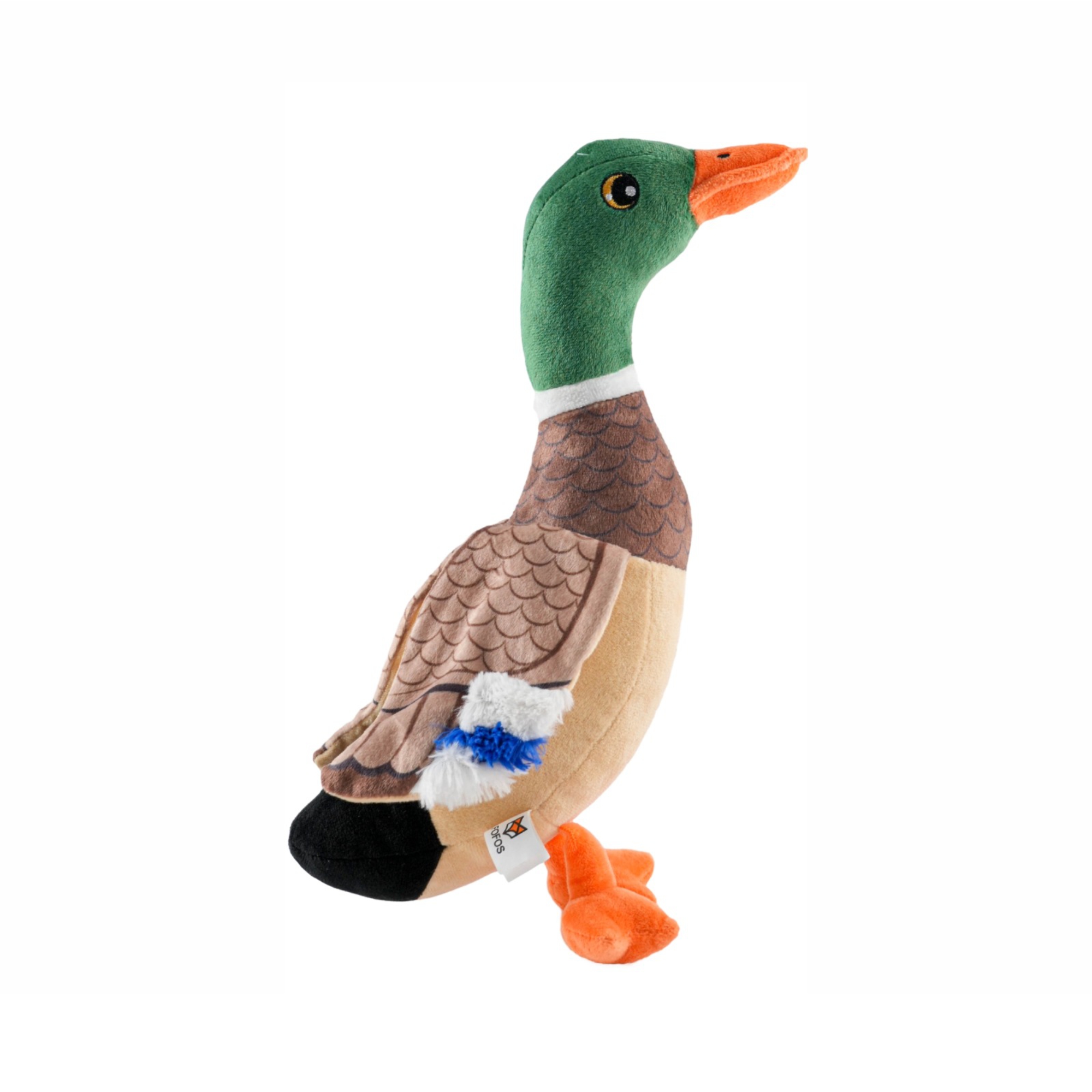 FOFOS Wild Duck Squeaky Plush Toy for Dogs
