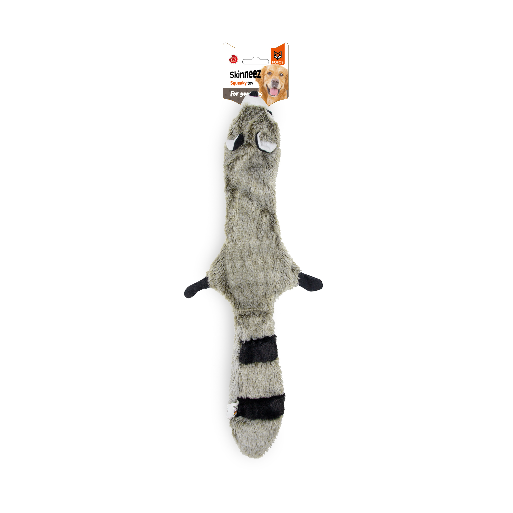FOFOS Skinneez Raccoon Toy for Dogs FOFOS Skinneez Raccoon Toy for Dogs