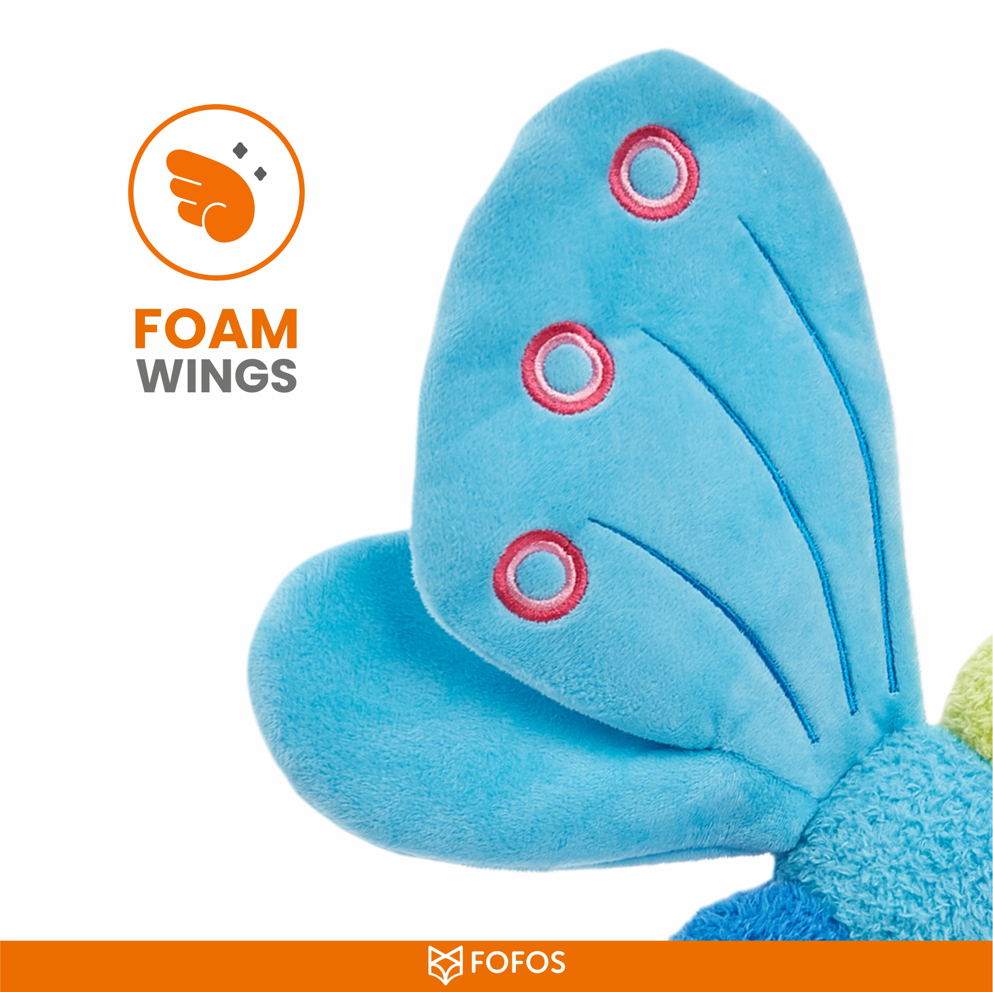JUMBO BUTTERFLY BLUE 5