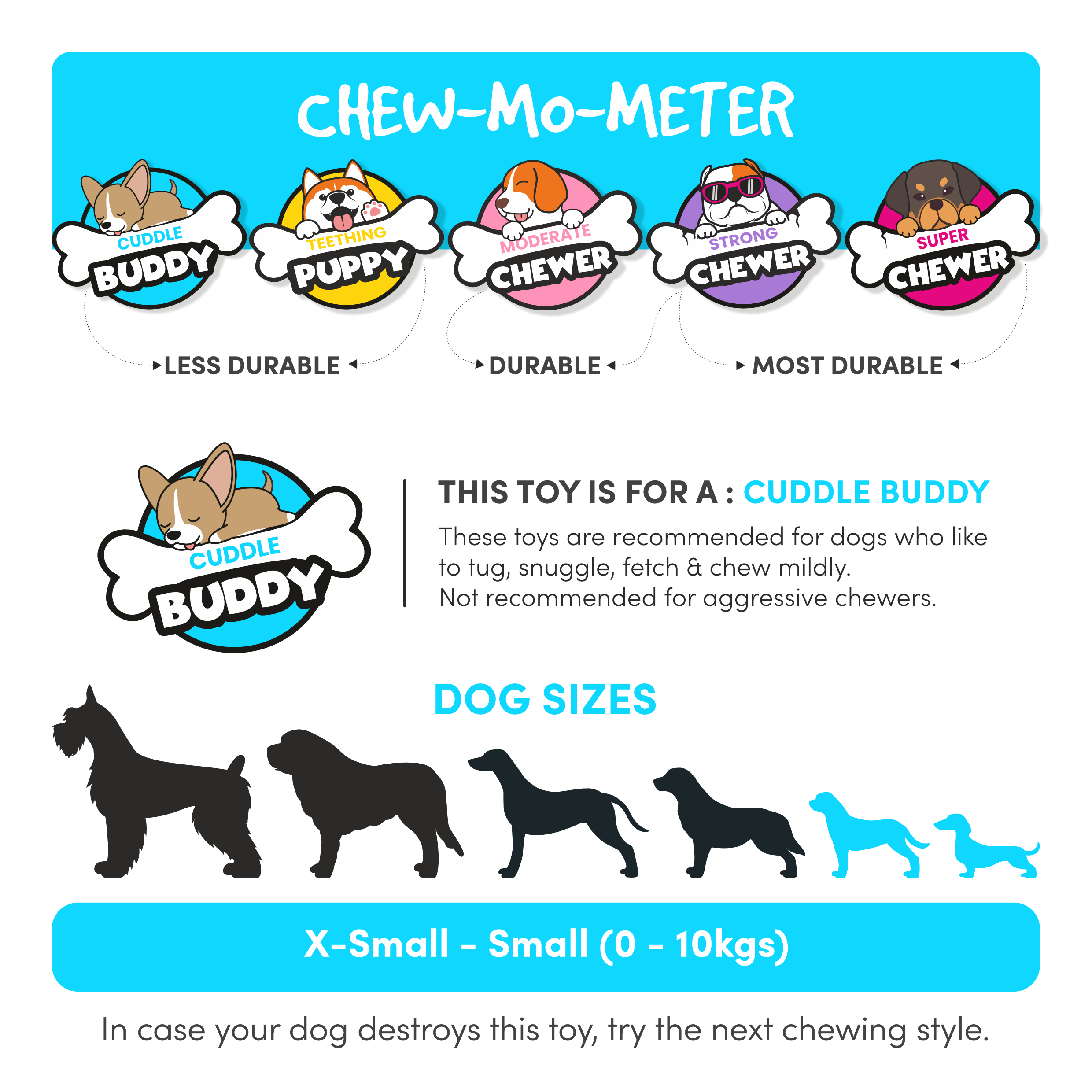 X-Small-Small (0-10kgs) - Cuddle Buddy
