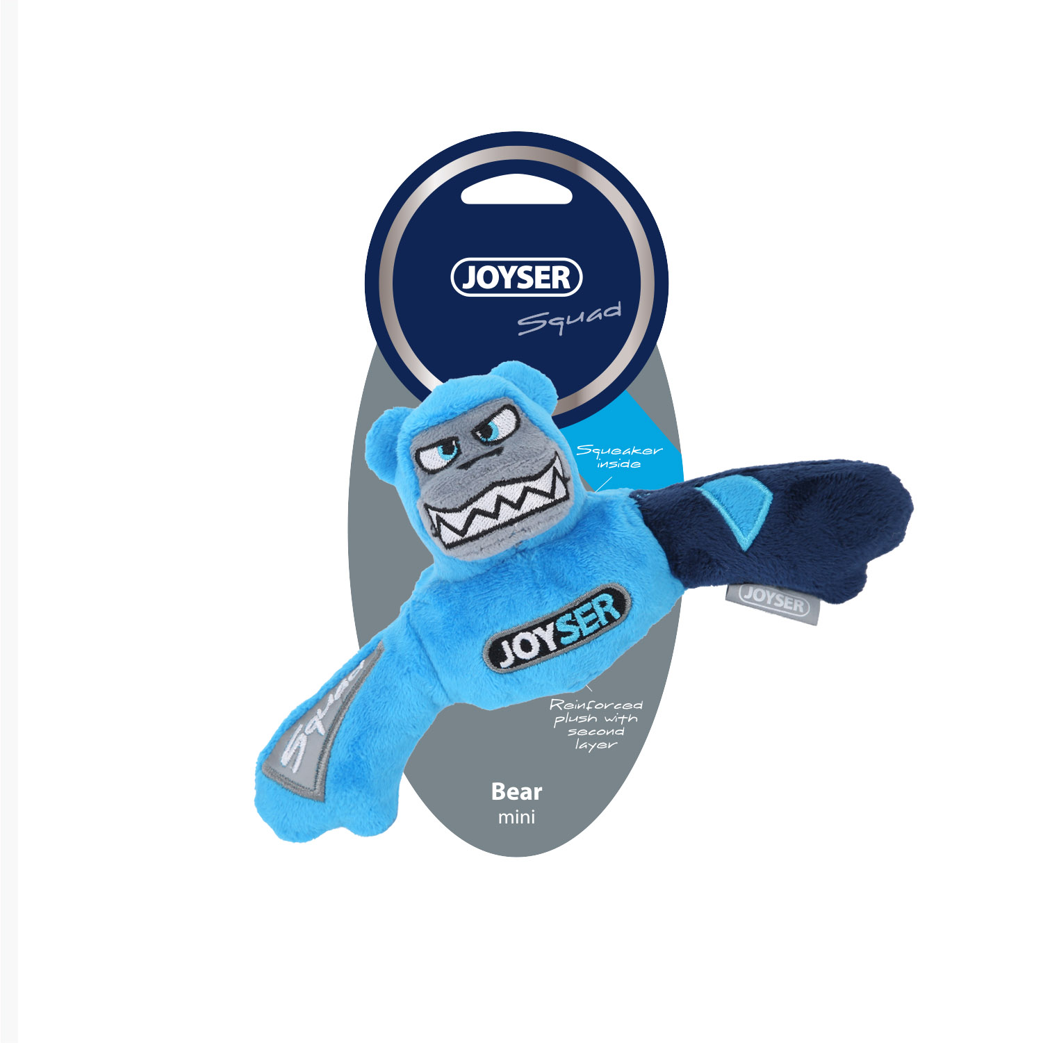 JOYSER Squad Bear Dog Toys (Blue)