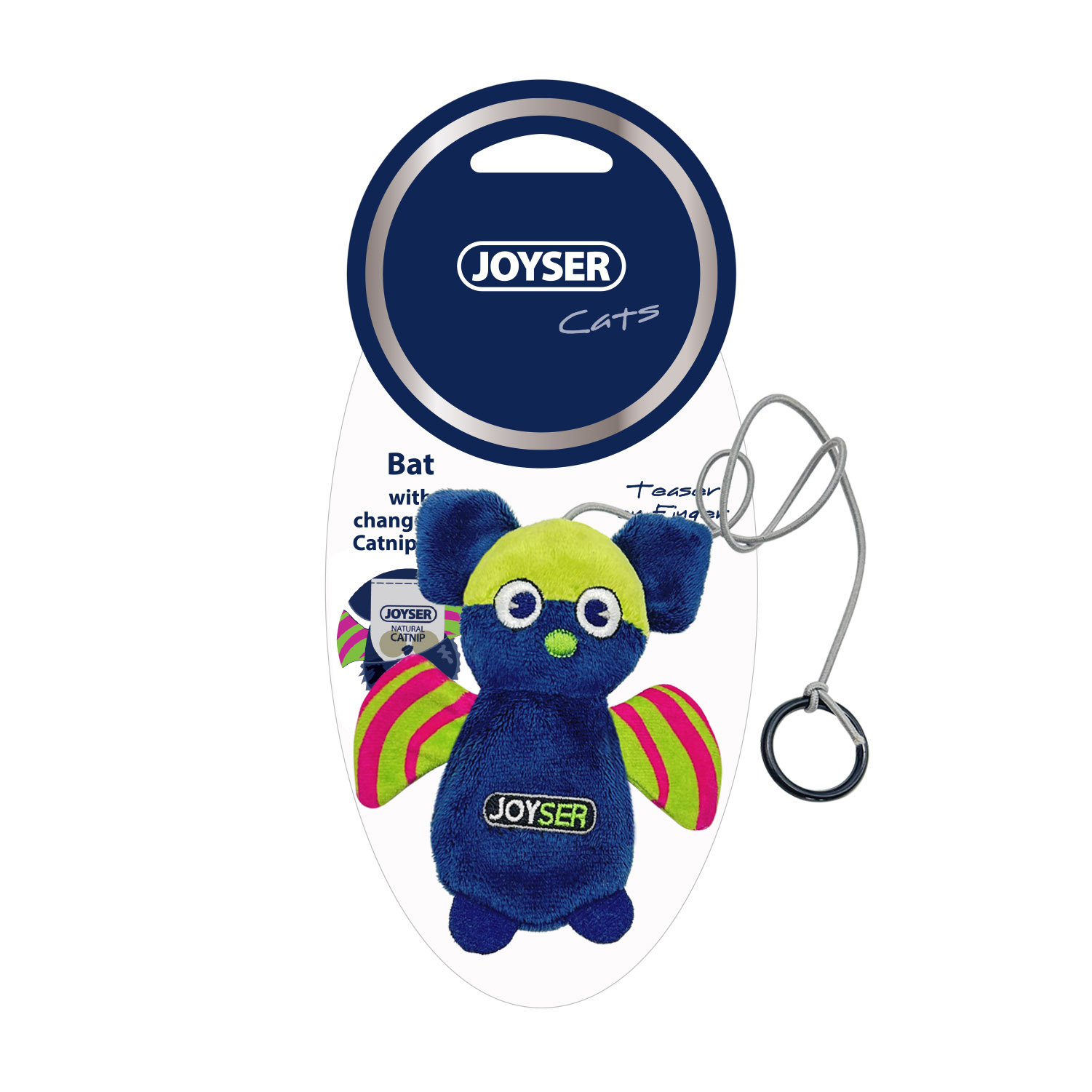 JOYSER Cat Bat with Catnip Balls (Green/Blue)