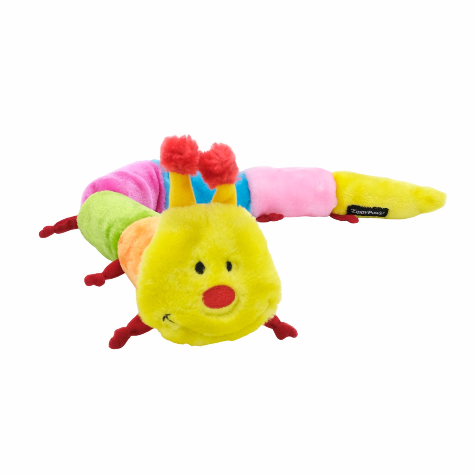 ZippyPaws Caterpillar Deluxe with 6 Blaster Squeakers Dog Toys