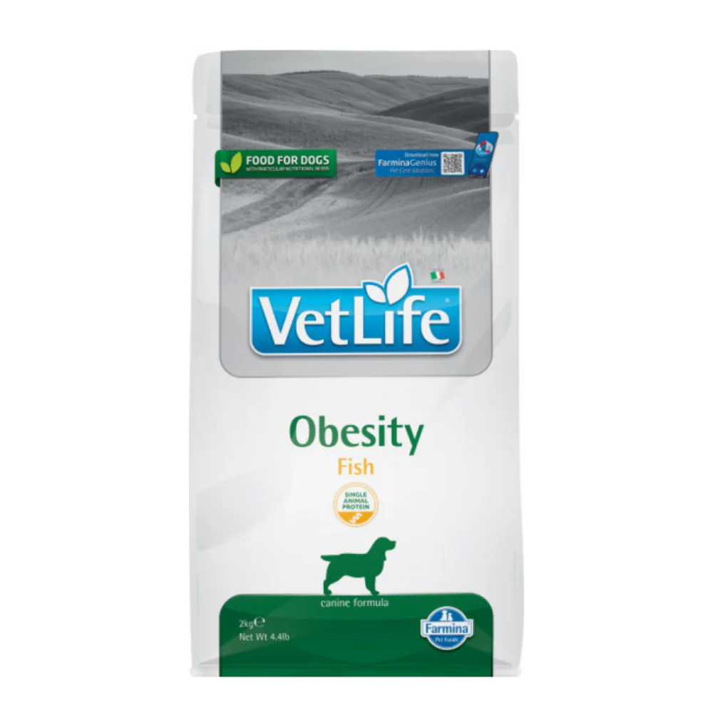 Vet Life Dog Obesity Fish Adult 12 Kg