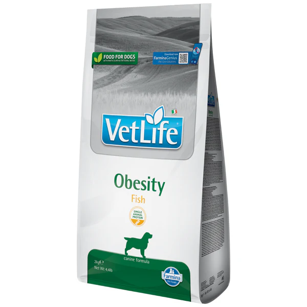 Vet Life Dog Obesity Fish Adult 12 Kg