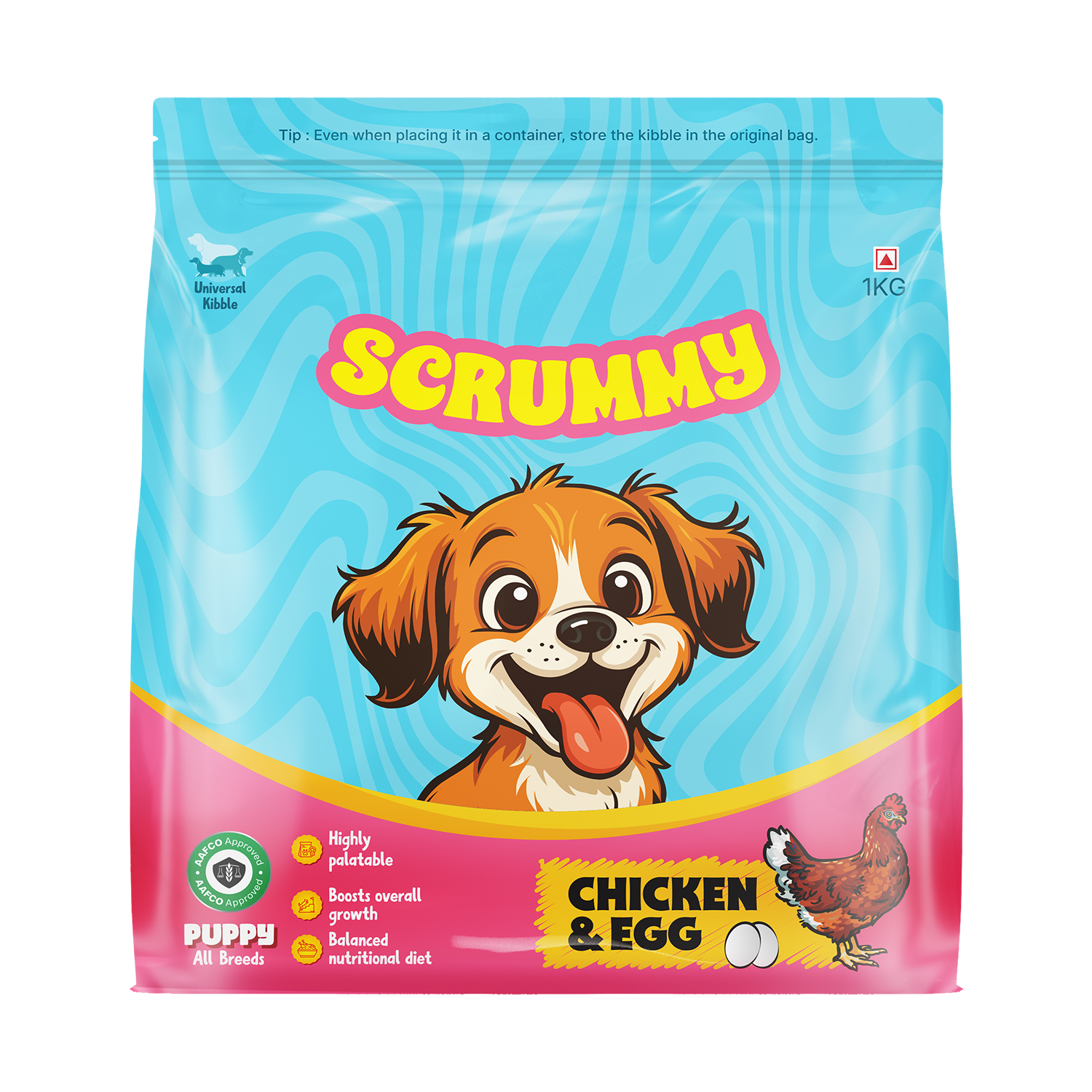Scrummy Chicken & Egg Puppy Dry Dog Food