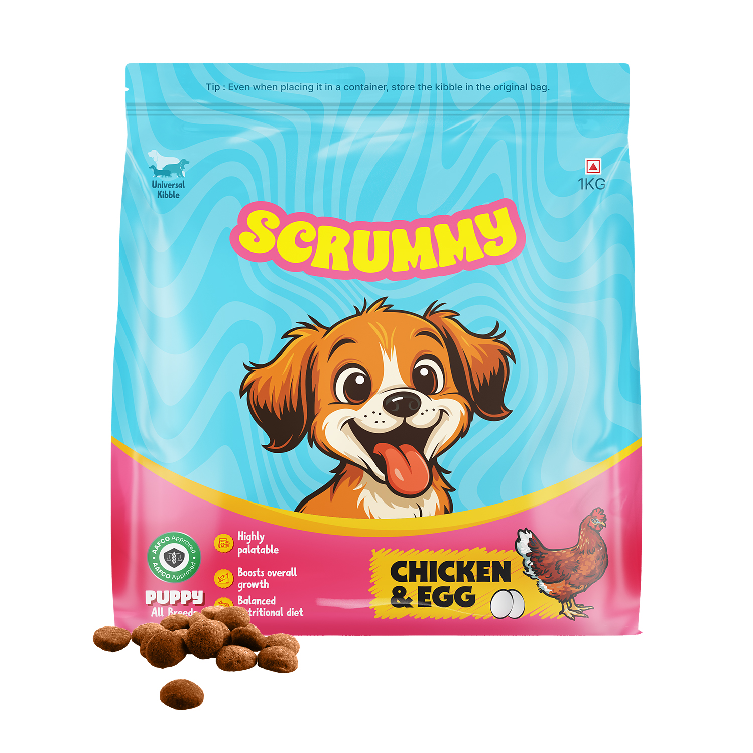 Scrummy Chicken & Egg Puppy Dry Dog Food