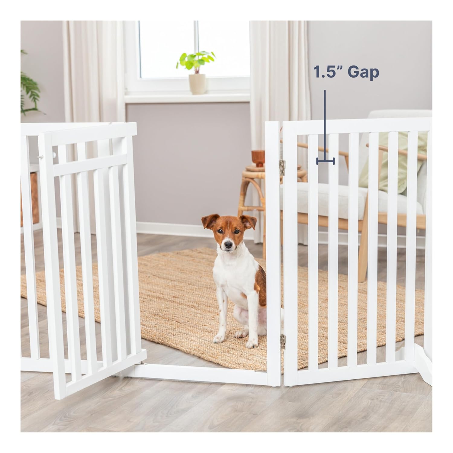 Trixie Barrier with Door for Pets 4-Parts