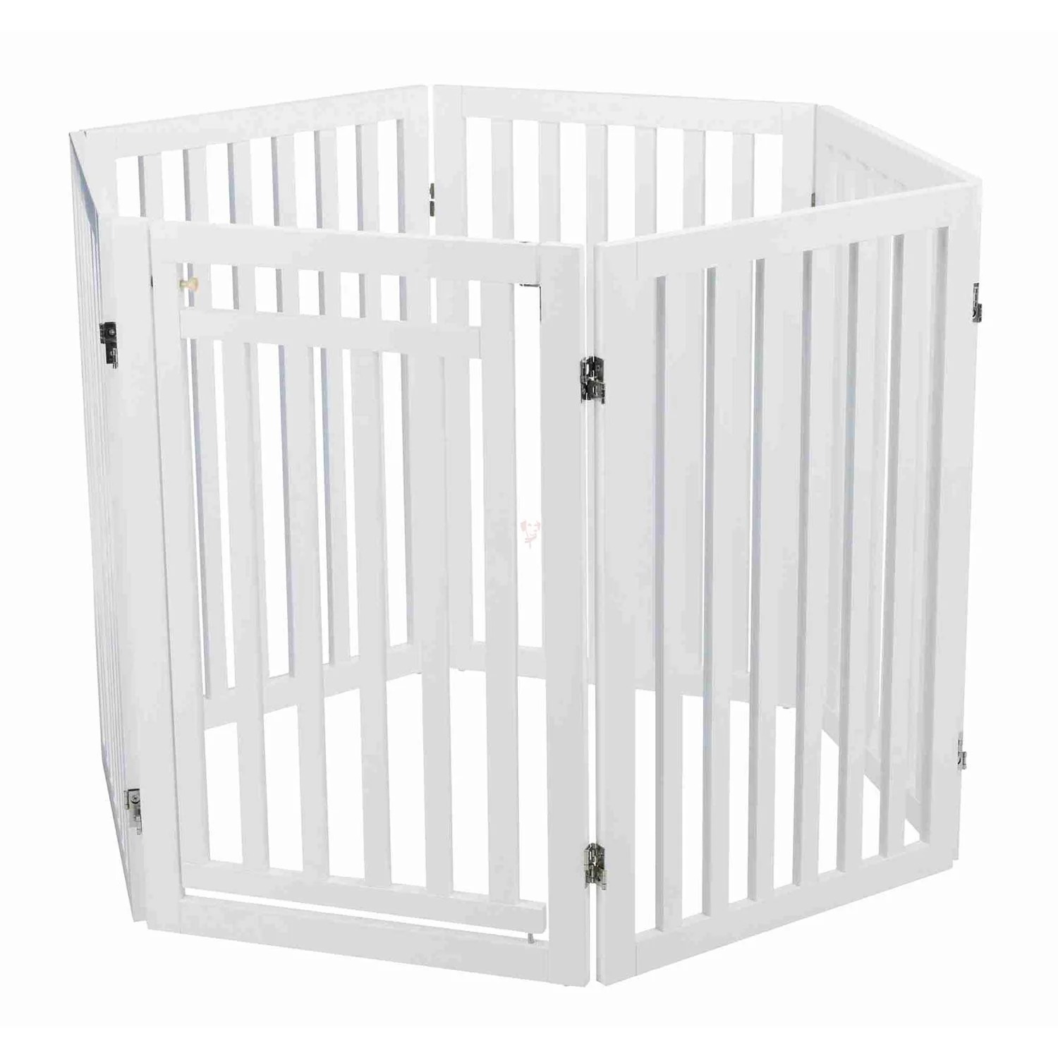 Trixie Barrier with Door for Pets 4-Parts