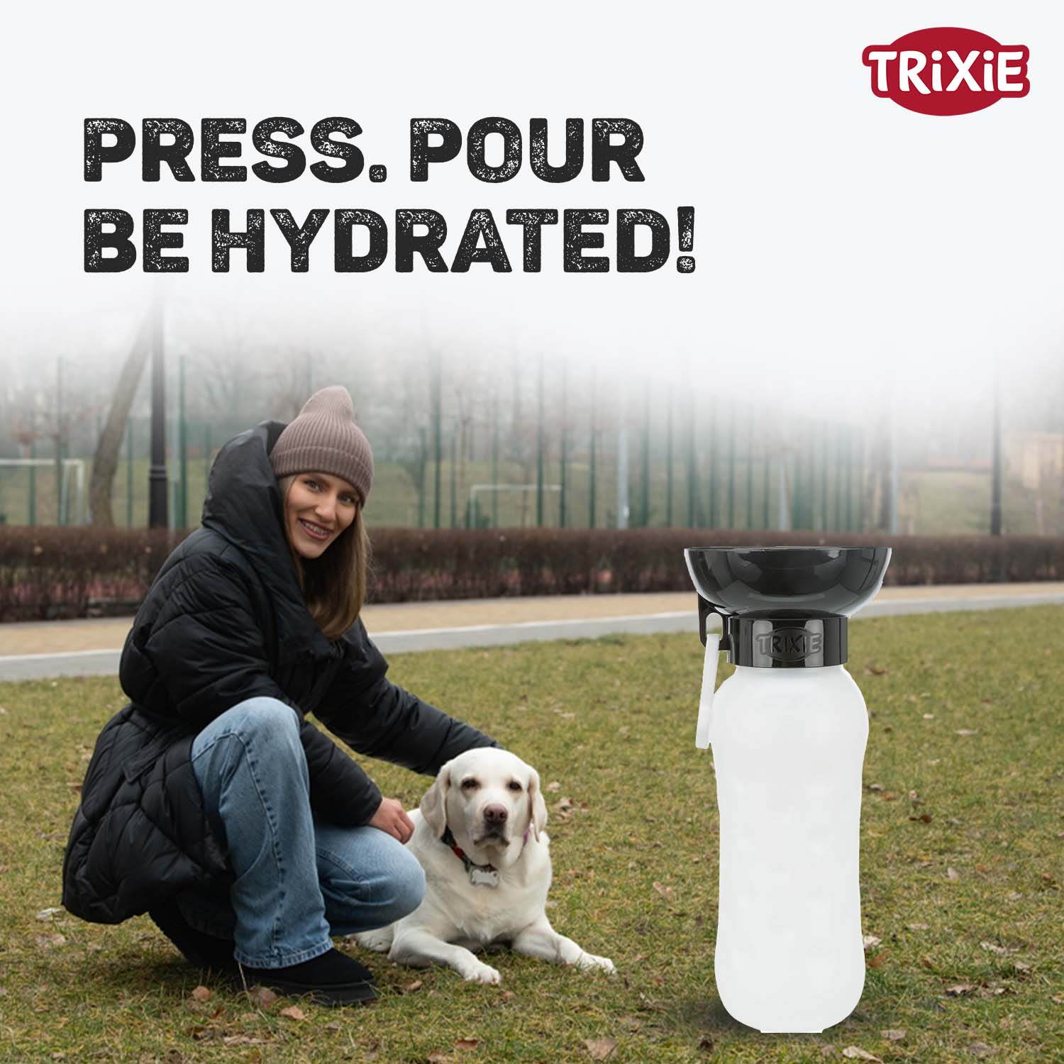 Trixie Bottle with Drinking Bowl