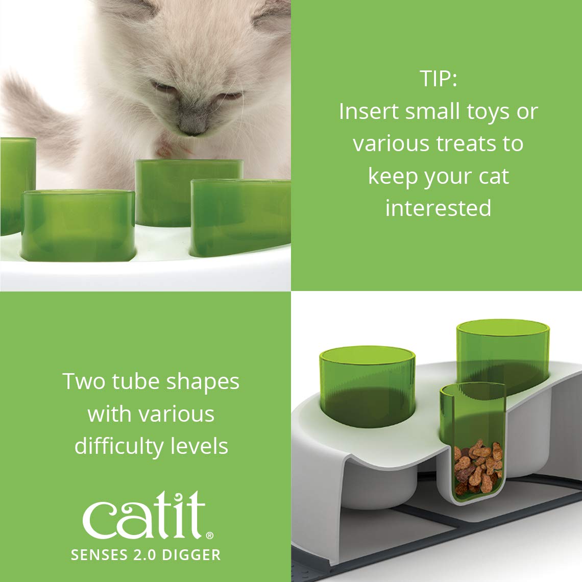 Catit Senses 2.0 Food Digger Toys for Cats