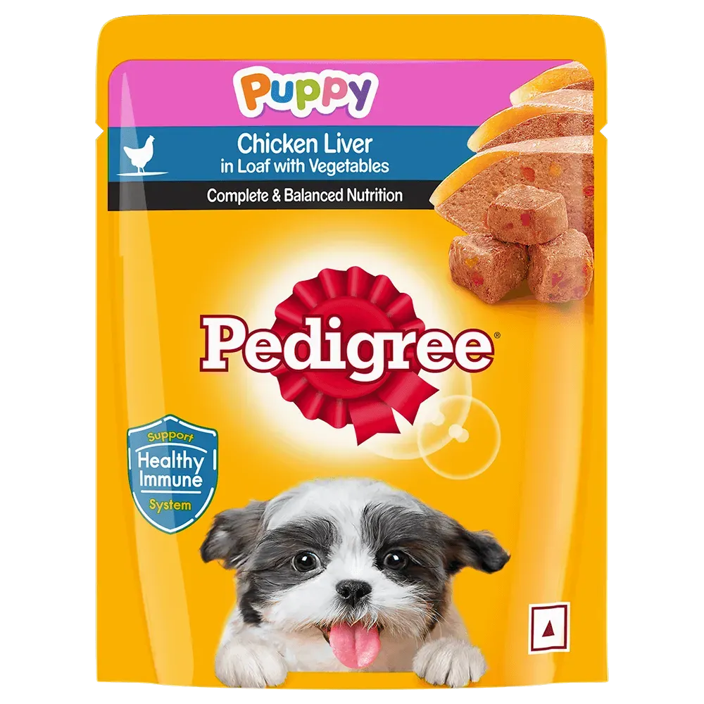 Pedigree Puppy Chicken and Liver Loaf 70gm