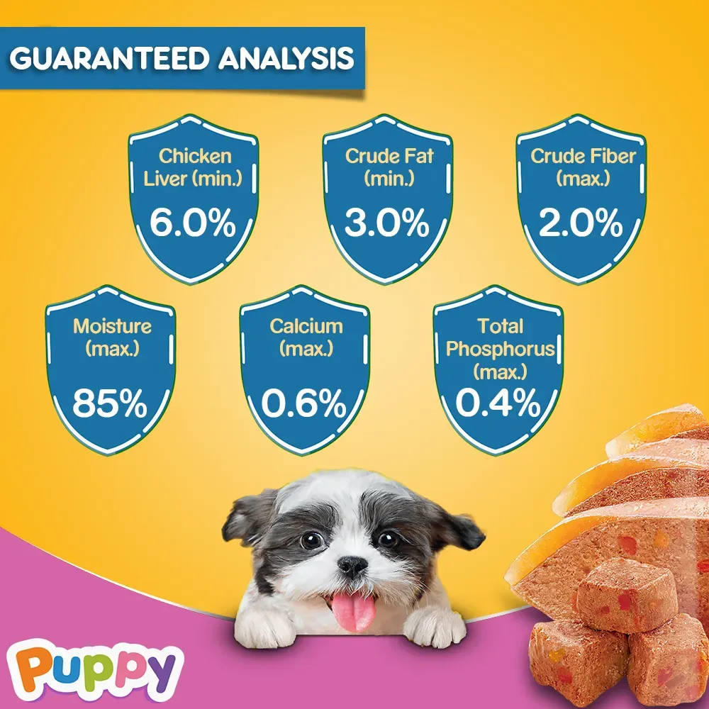 Pedigree Puppy Chicken and Liver Loaf 70gm
