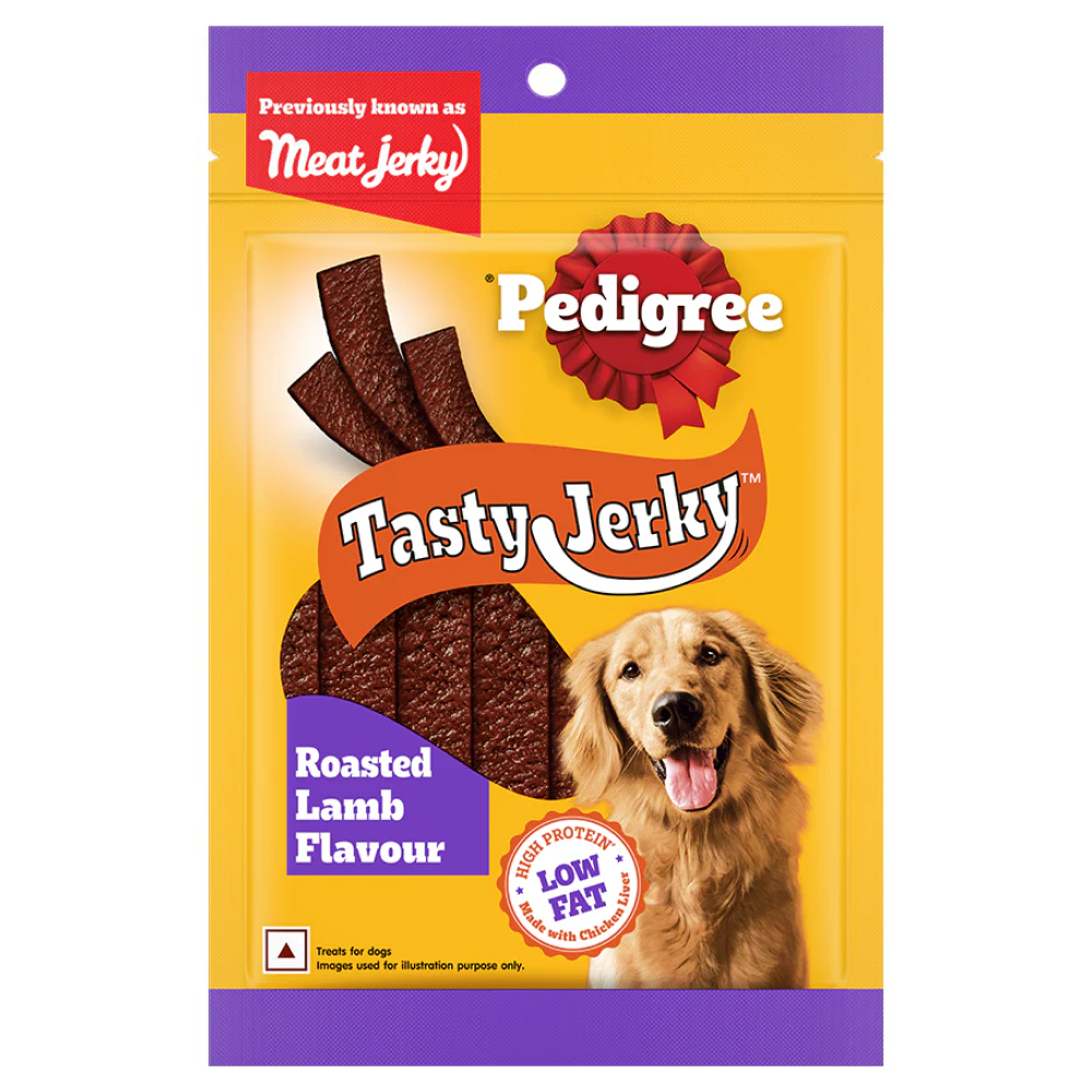 Pedigree Tasty Jerky Roasted Lamb Fla 70 Gm