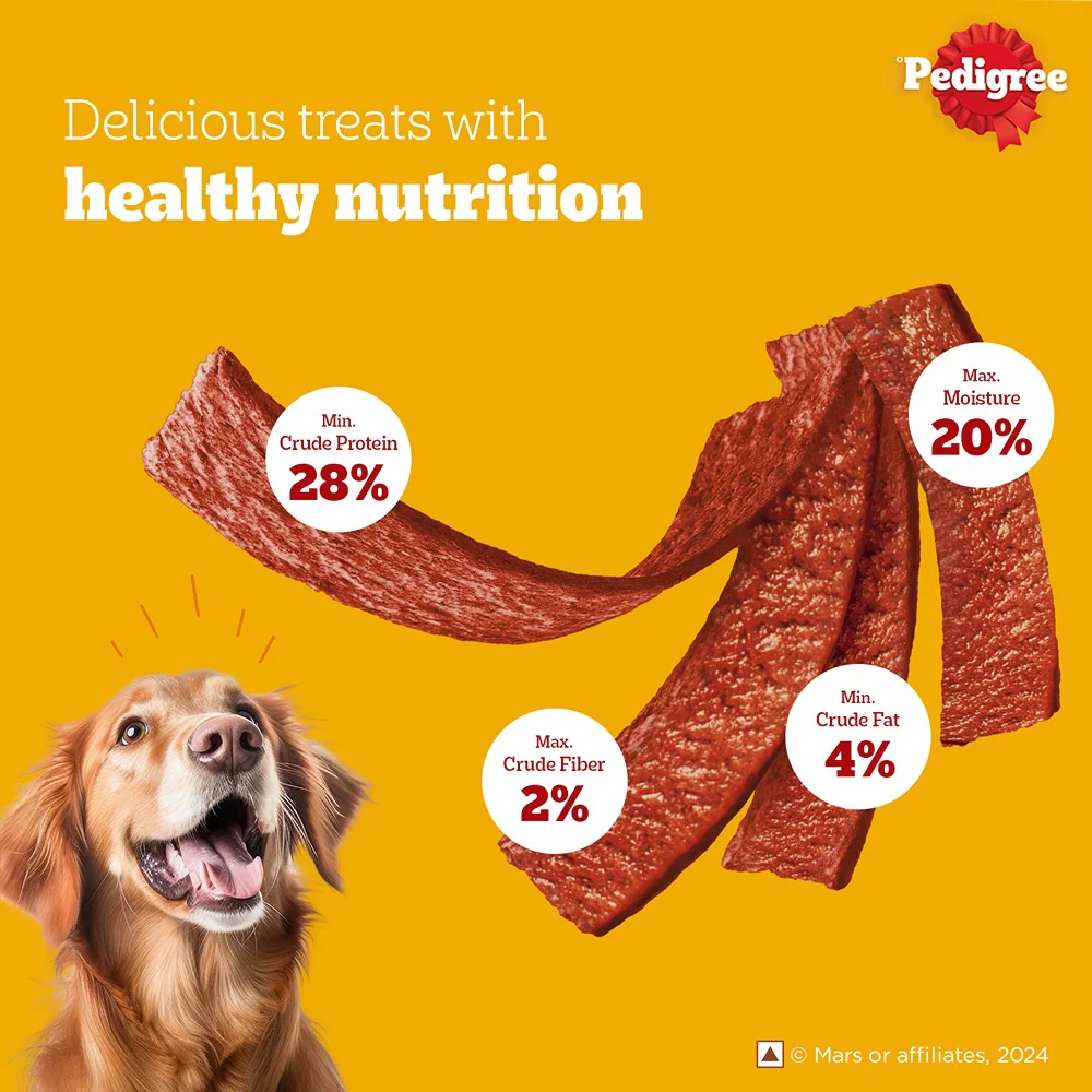 Pedigree Tasty Jerky Roasted Lamb Fla 70 Gm