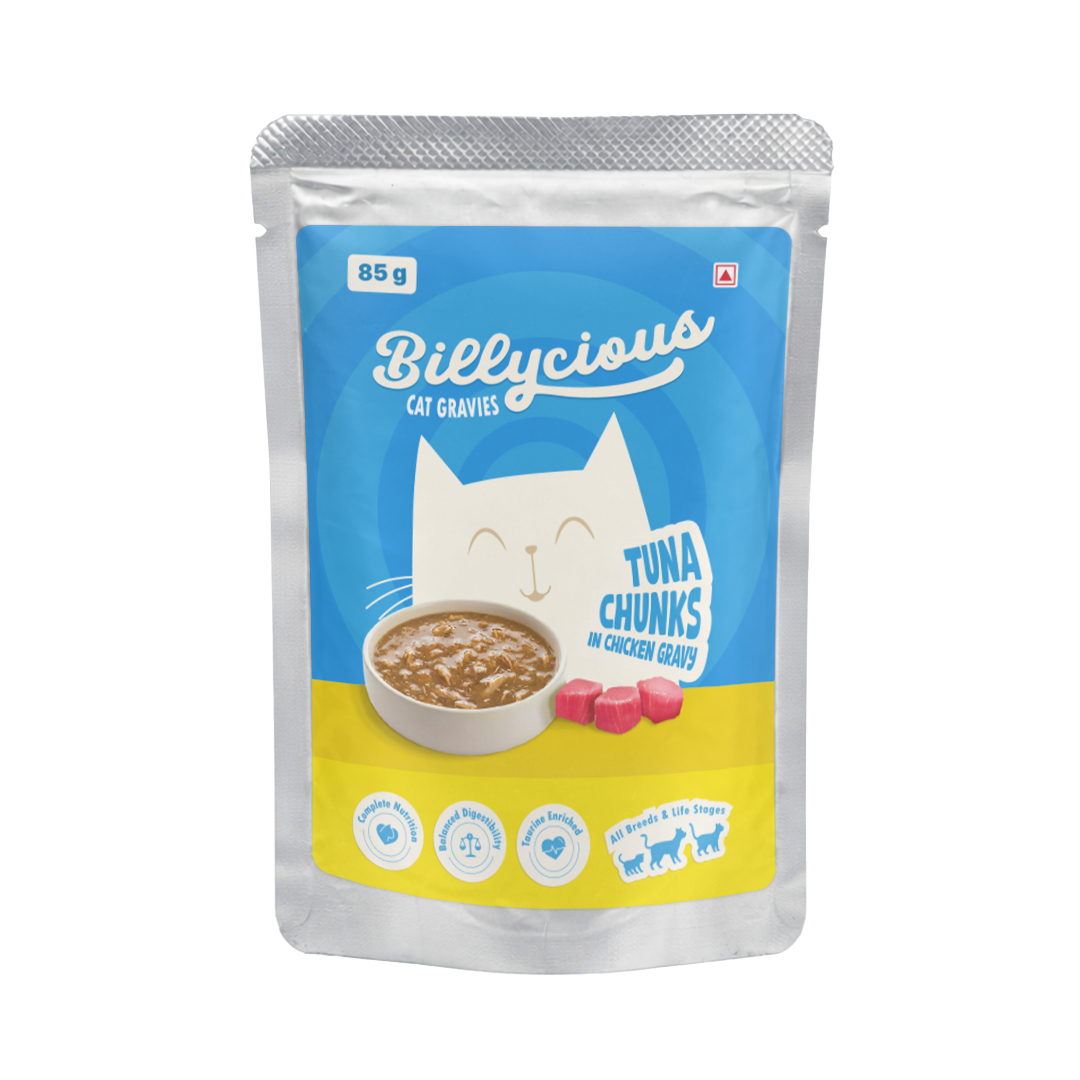 Billycious Tuna Chunks in Chicken Gravy
