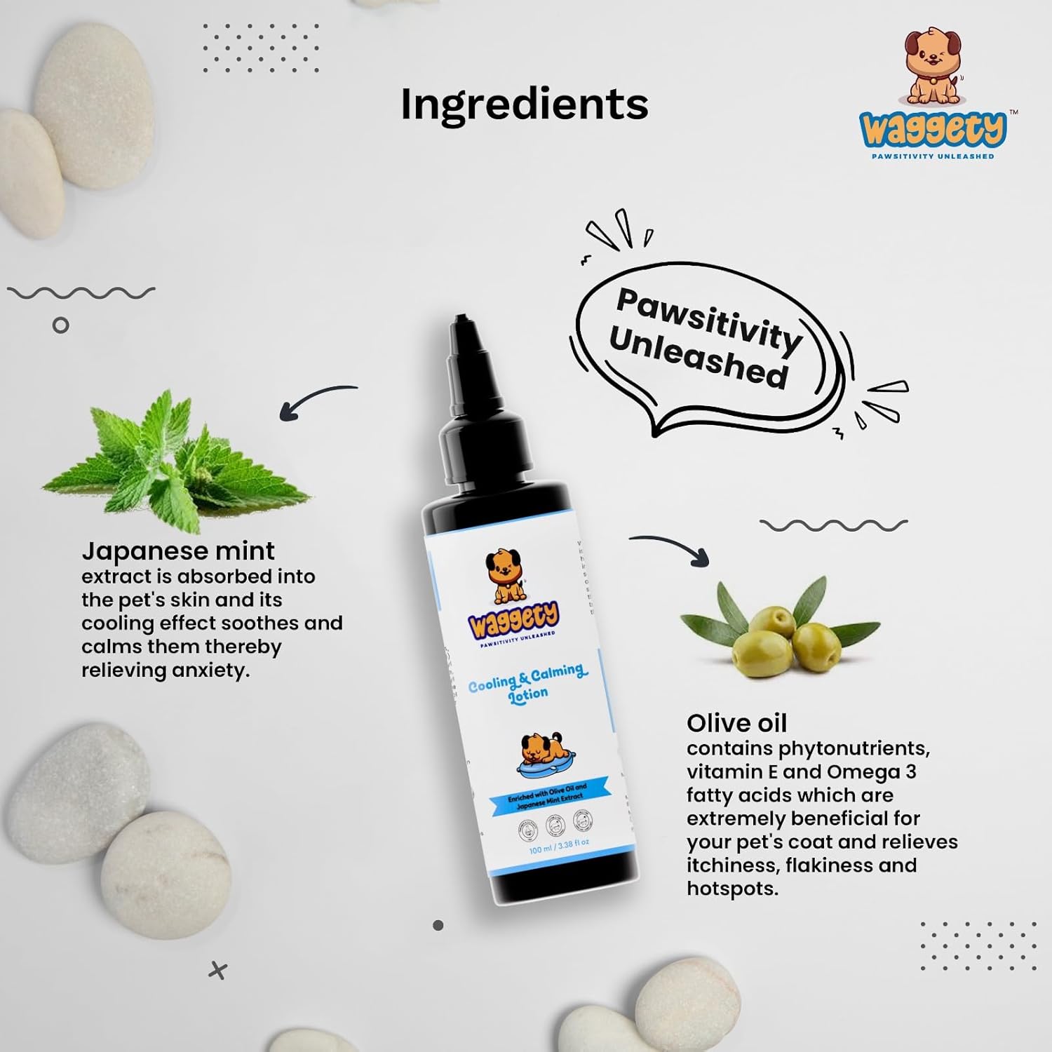 Waggety Cooling & Calming Lotion for Dogs