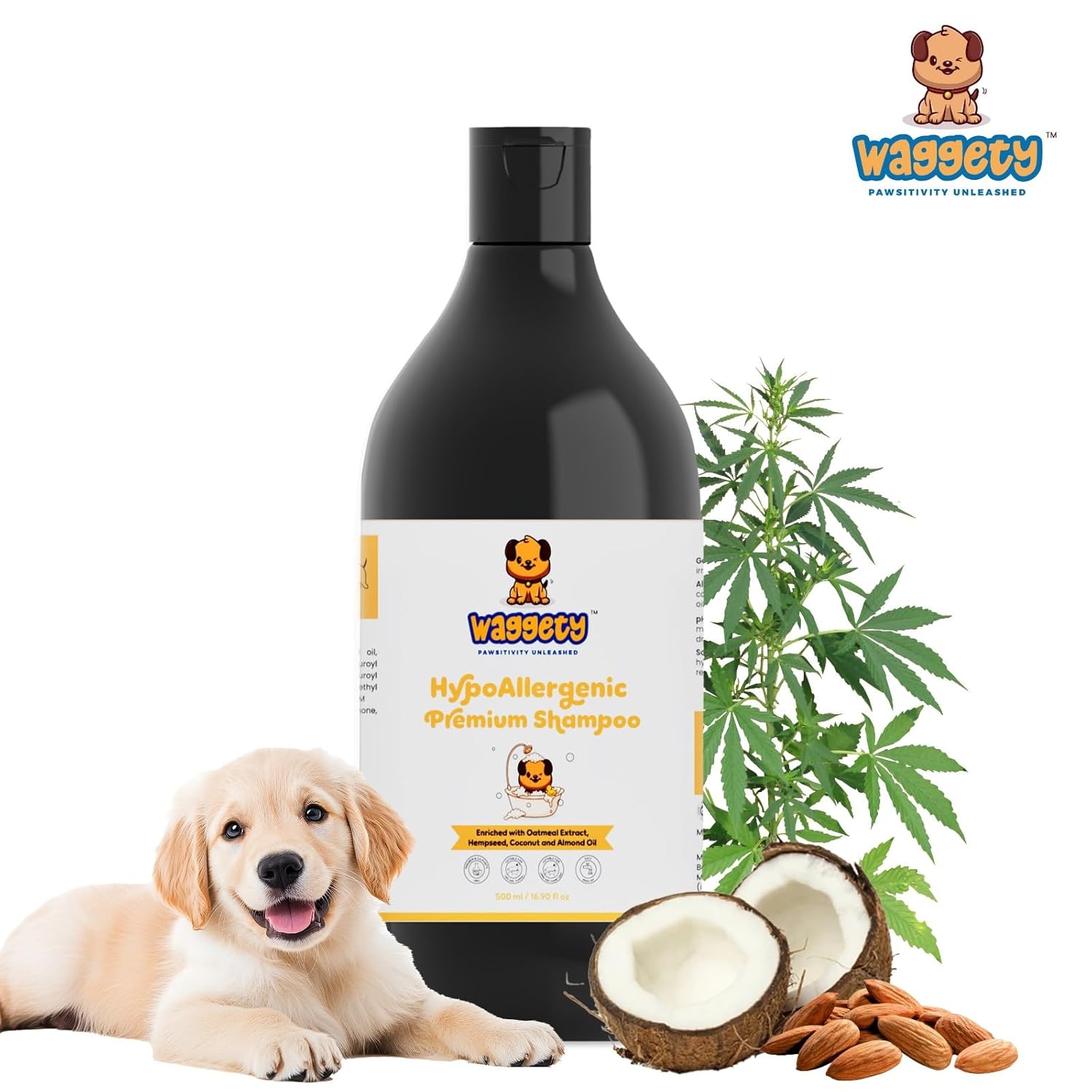 Waggety Hypoallergenic Dog Shampoo